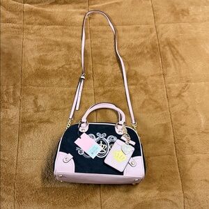 Juicy Couture Black and Pink Satchel